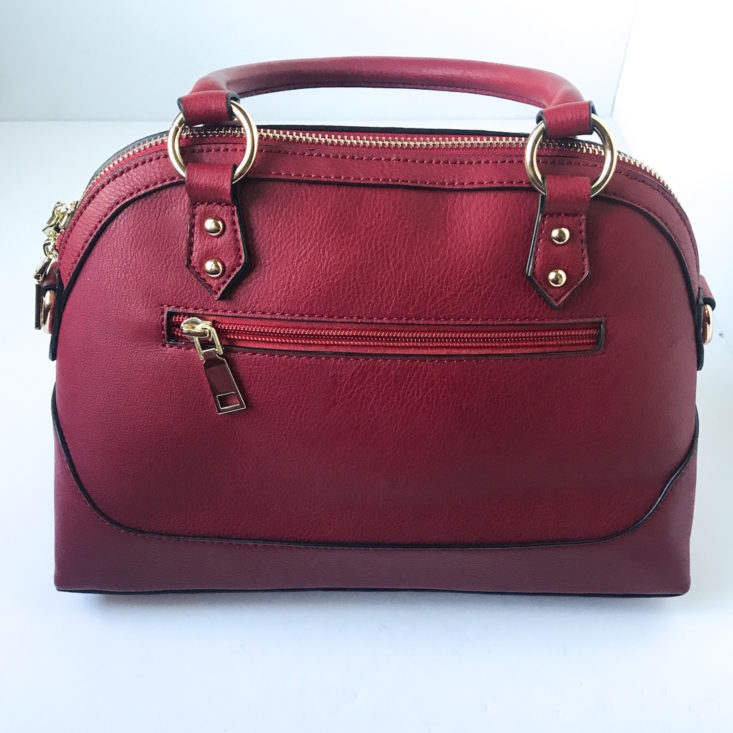 Bolzano Purse And Accessories Club December 2018 - Giuseppina Red Handbag Front 2