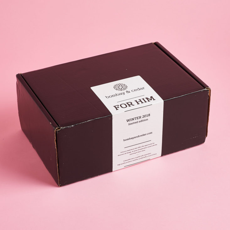 Bombay and Cedar For Him Winter box