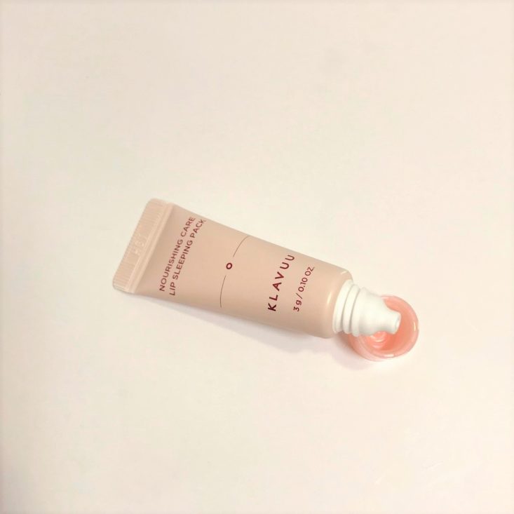 BomiBox K-Beauty December 2018 - Klavuu Nourishing Care Lip Open Top