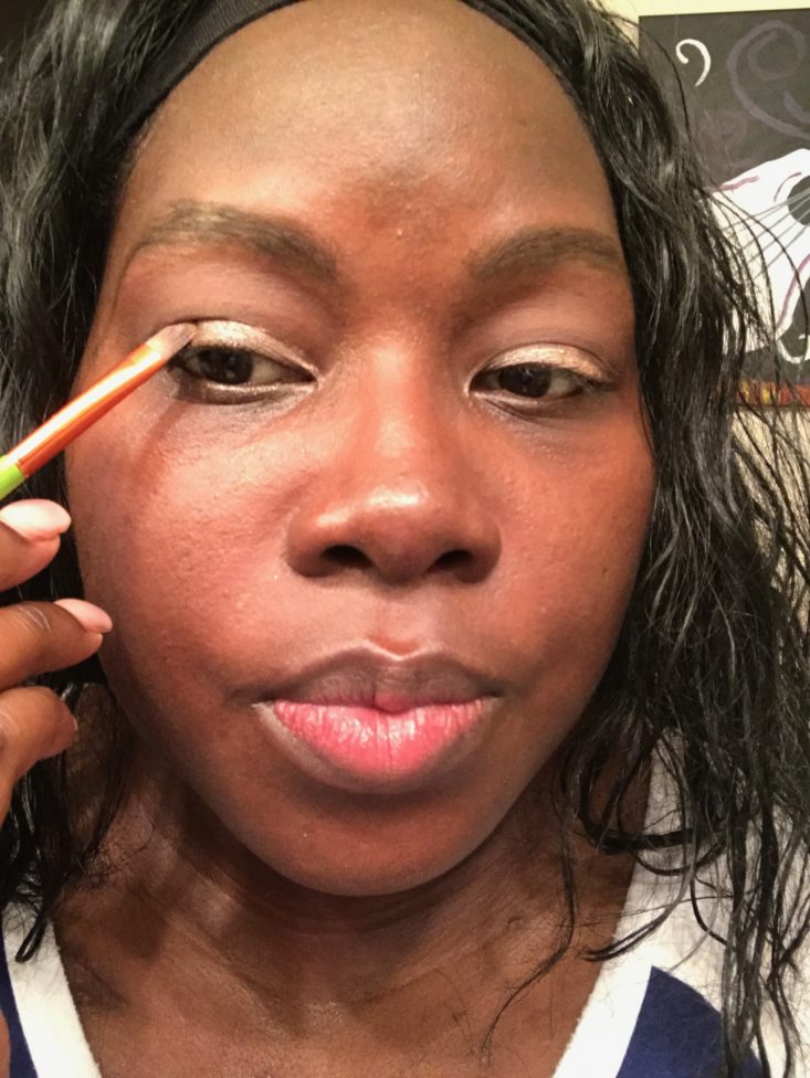 Boxycharm makeup tutorial January 2019 - Green Makeup Brush