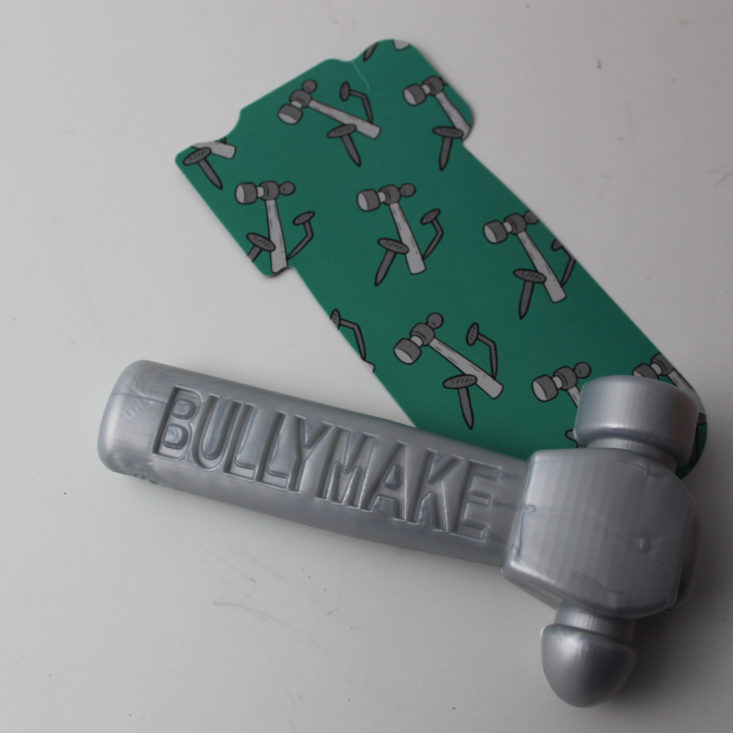 Bullymake Box January 2019 - Bullymake Hammer Top View