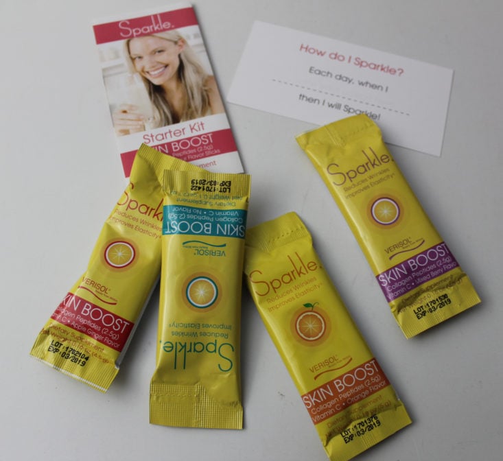 Bulu Box December 2018 Review - Sparkle Skin Boost Starter Kit PAackage Top