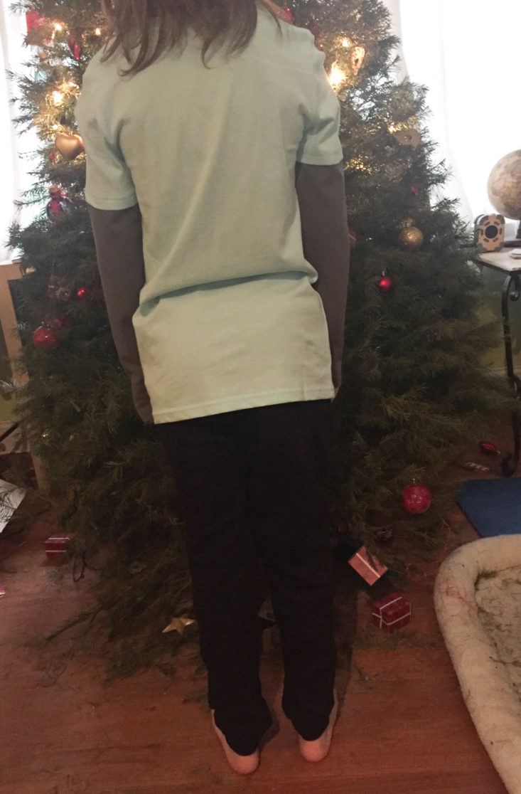 FabKids Subscription Review Boys Edition December 2018 - Top On Back