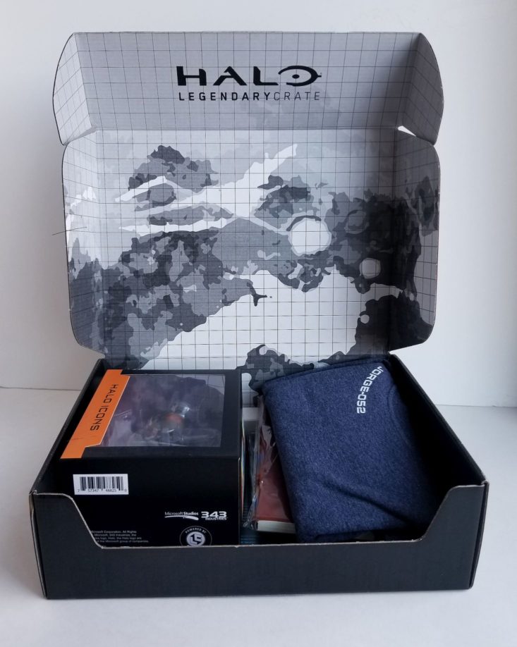 Halo Crate December 18 inside box