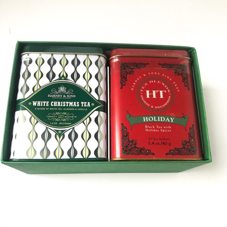 Harney & Sons Tea of the Month Premium Sachet December 2018 - Holiday Duo Tea Gift Box Set 3