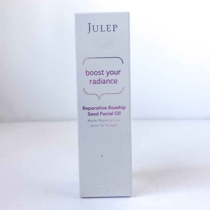 Julep Maven January 2019 - Boost Your Radiance Reparative Rosehip Seed Facial Oil Front View