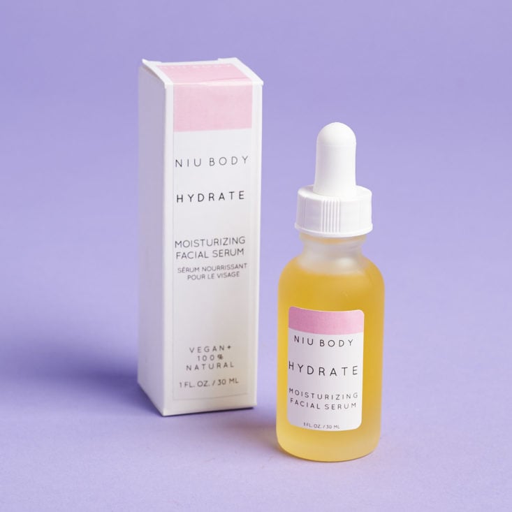 Kloverbox January 2019 face oil