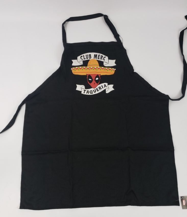 Loot Remix by Loot Crate January 2019 - Dead Pool Club Merc Taqueria Apron Opened Front Top