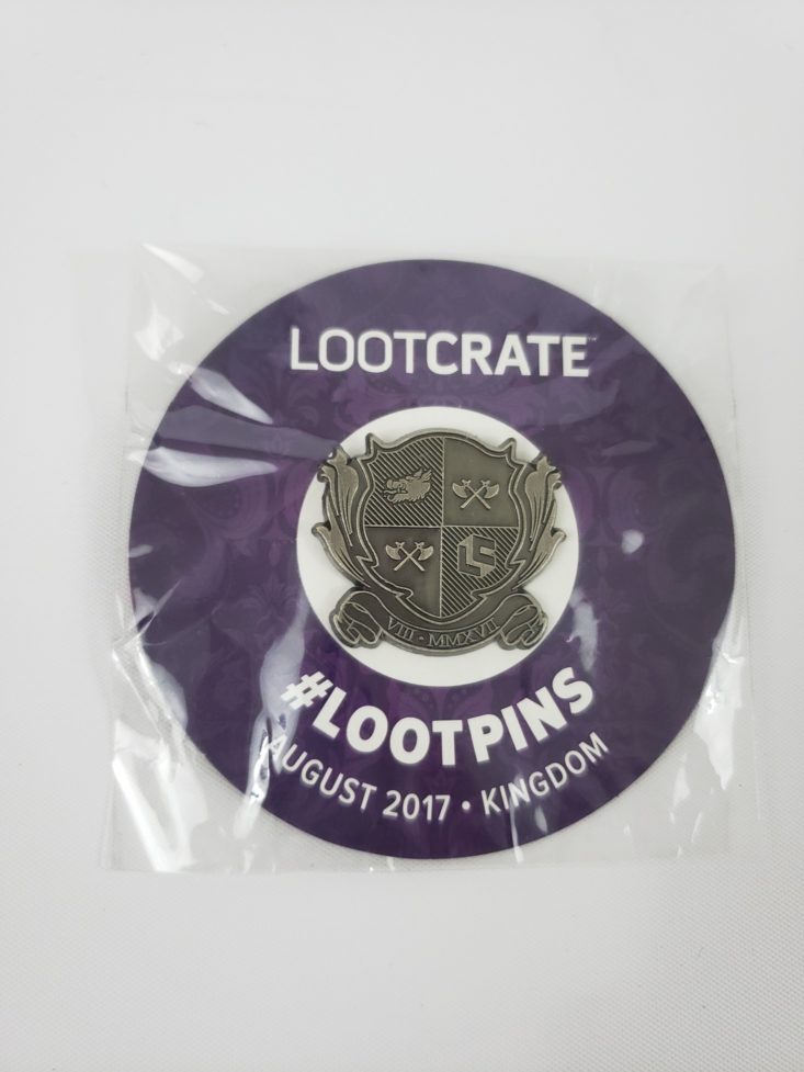Loot Remix by Loot Crate January 2019 - Kingdom Pin Front Top