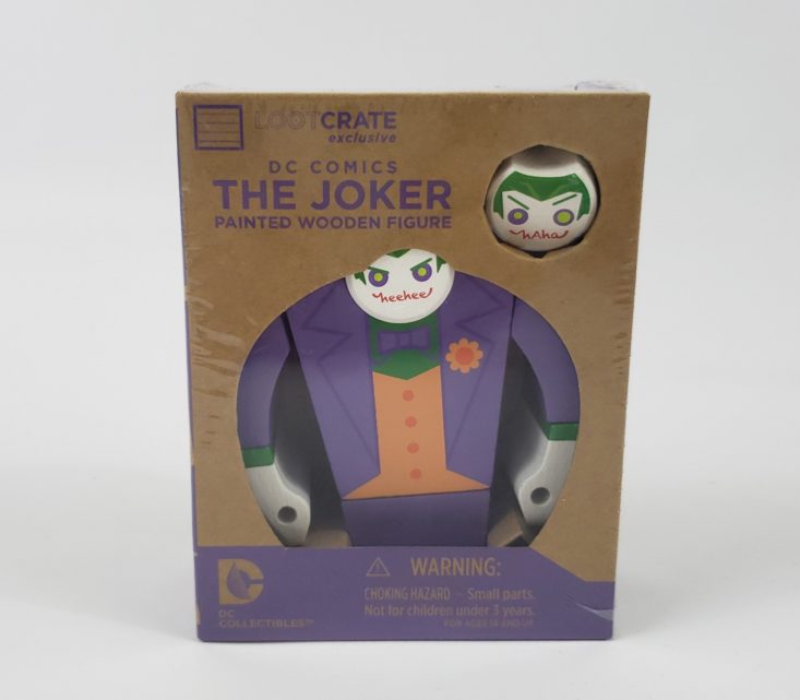 Loot Remix by Loot Crate January 2019 - The Joker Wooden Figure Front