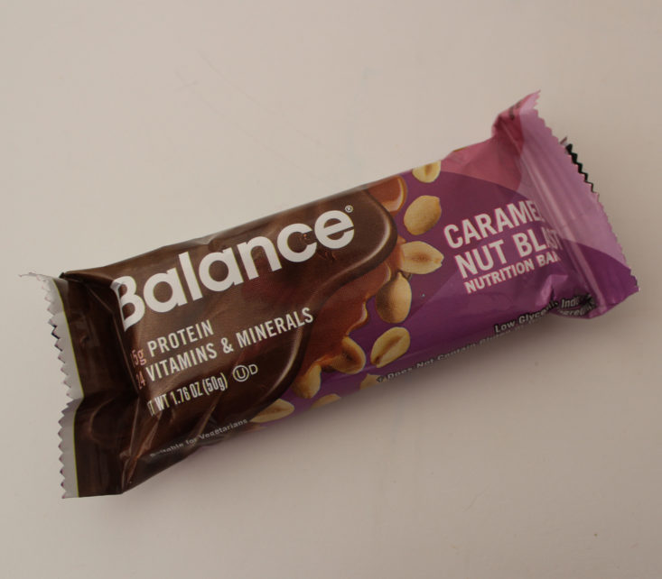 Love With Food Box January 2019 - Balance Bar Caramel Nut Blast Top