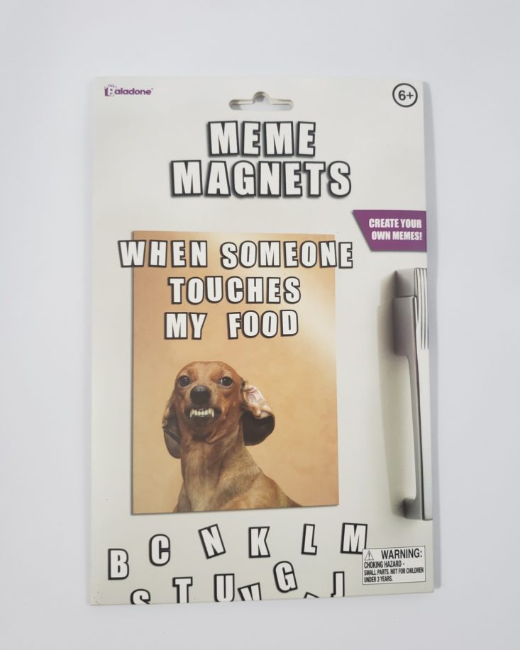 Mini Mystery Box Of Awesome January 2019 - Meme Magnets Front