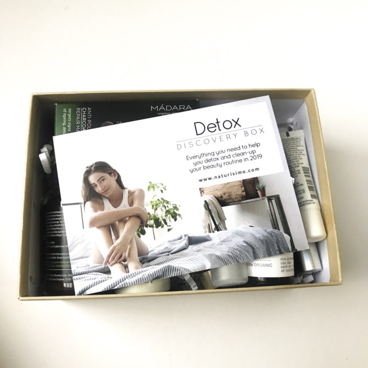 Naturisimo Detox Discovery Box January 2019 - Box Inner 2 Top