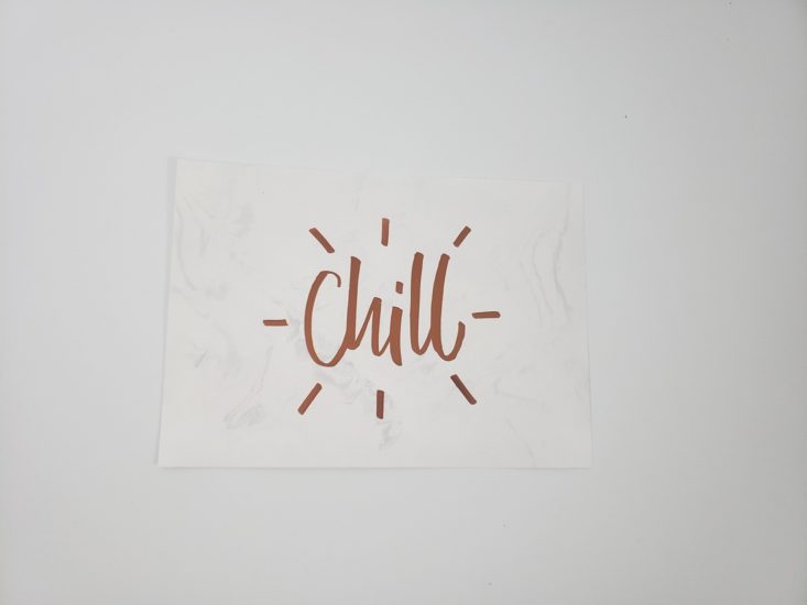 PROPER POST Subscription Box December 2018 - Chill Art Unpacked Front Top