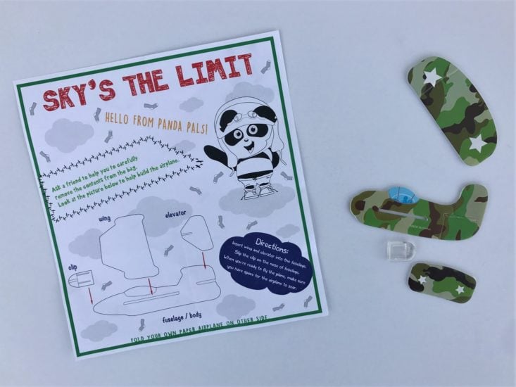 Panda Pals Kid’s Socks Januaury 2019 - Infosheet Skies The Limit