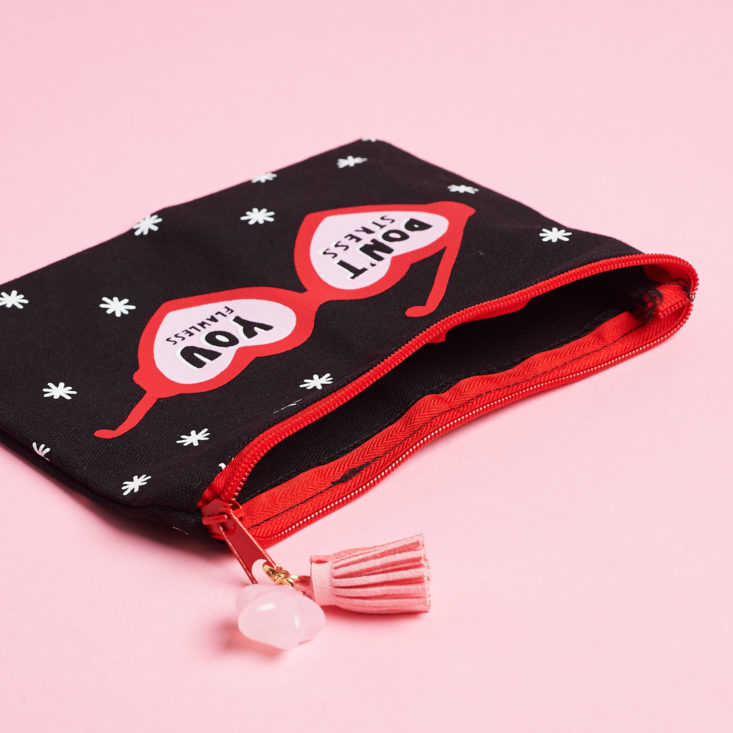 Quirky Crate patterned pouch