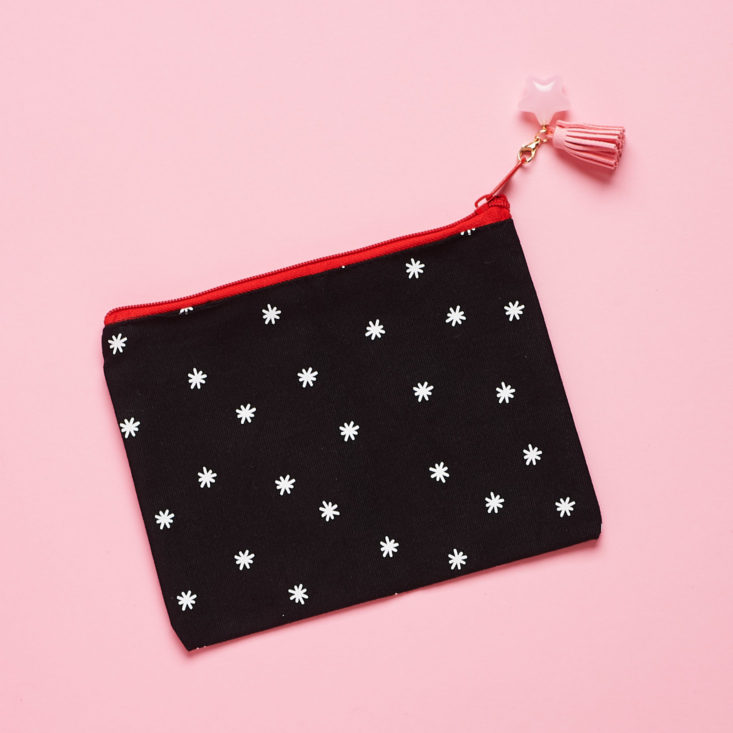 Quirky Crate star pattern makeup pouch