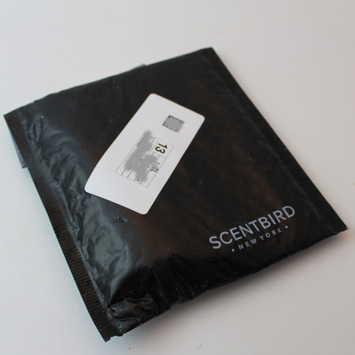 Scentbird January 2019 - Envelope Front