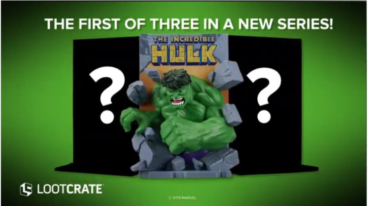 loot crate february 2019 incredible hulk figure