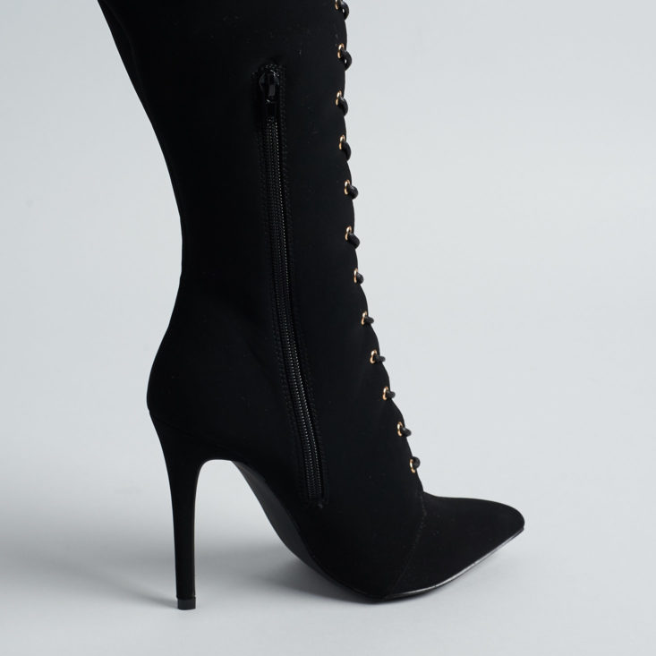 Shoedazzle stiletto black boot