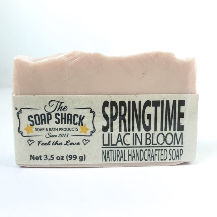 Soap Shack January 2019 - Lilac Front