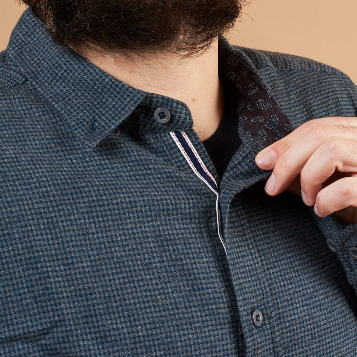 Stitch Fix Mens December 2018 - Heritage - Hoboken Flannel Shirt Close View