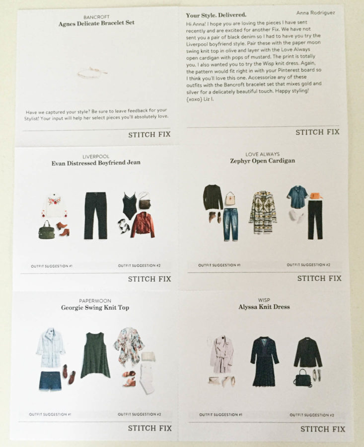 Stitch Fix Plus Size Clothing Subscription Box Review January 2019 - Booklet Top
