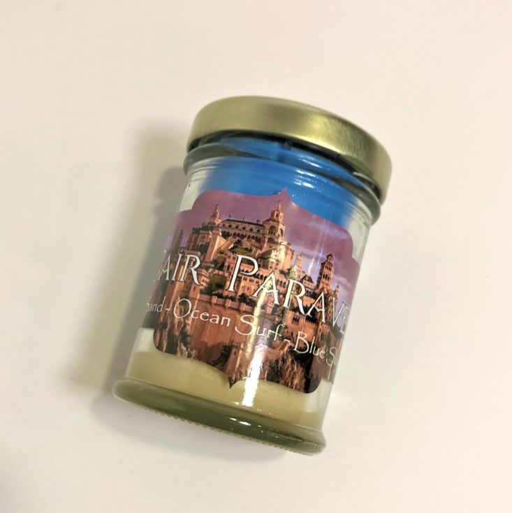 The Bookish Box “Quartz and Castles” December 2018 - Narnia Inspired Candle by Say Anything Studio Front Top