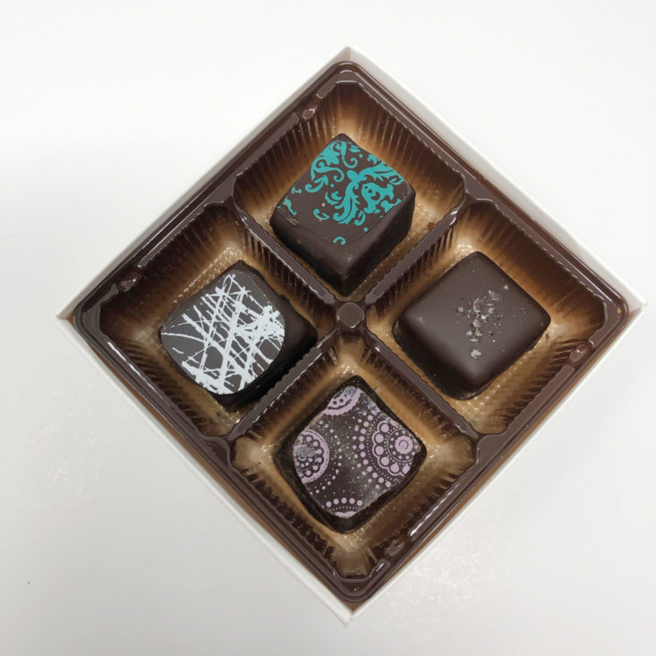 VineOh! Review Winter 2019 - Artisan Chocolates Box Opened Top