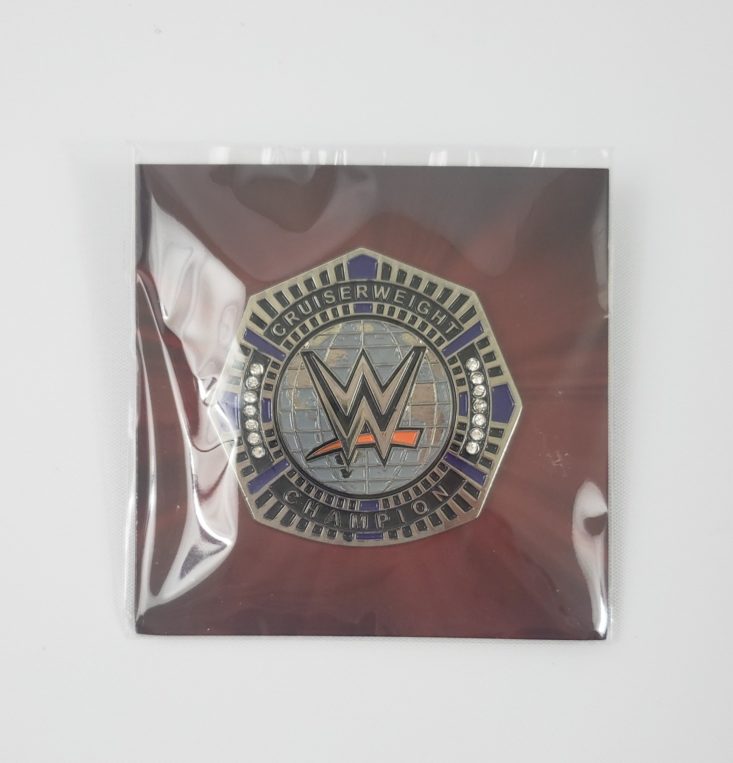 WWE Slam Crate by Loot Crate December 2018 - Cruiserweight Champion Pin Top