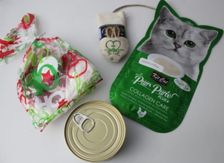 Whiskerbox December 2018 - All Goodies Group Shot Top