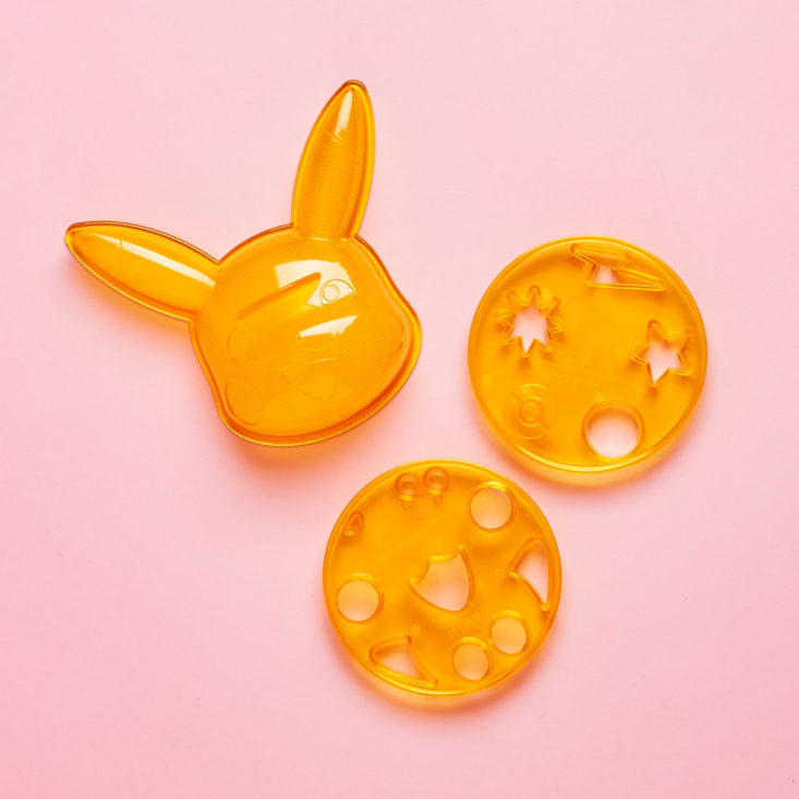 Yume Twins pikachu food mold pieces