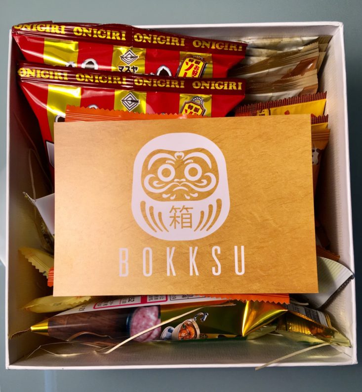 Bokksu January 2019 - Box Open