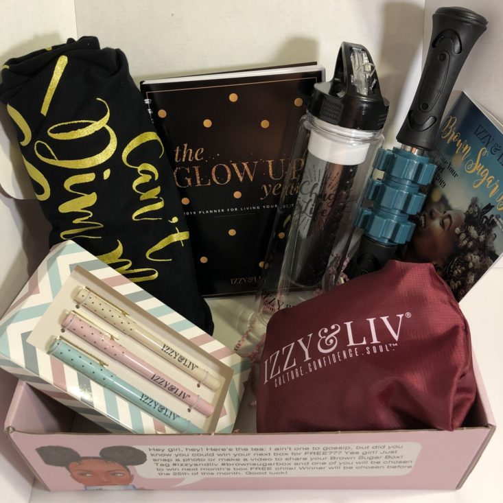 Brown Sugar Box January 2019 - All Content Top