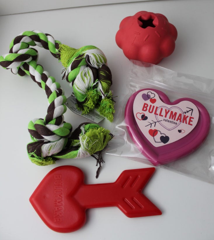 Bullymake Box Review February 2019 - All Goodies Group Shot Top