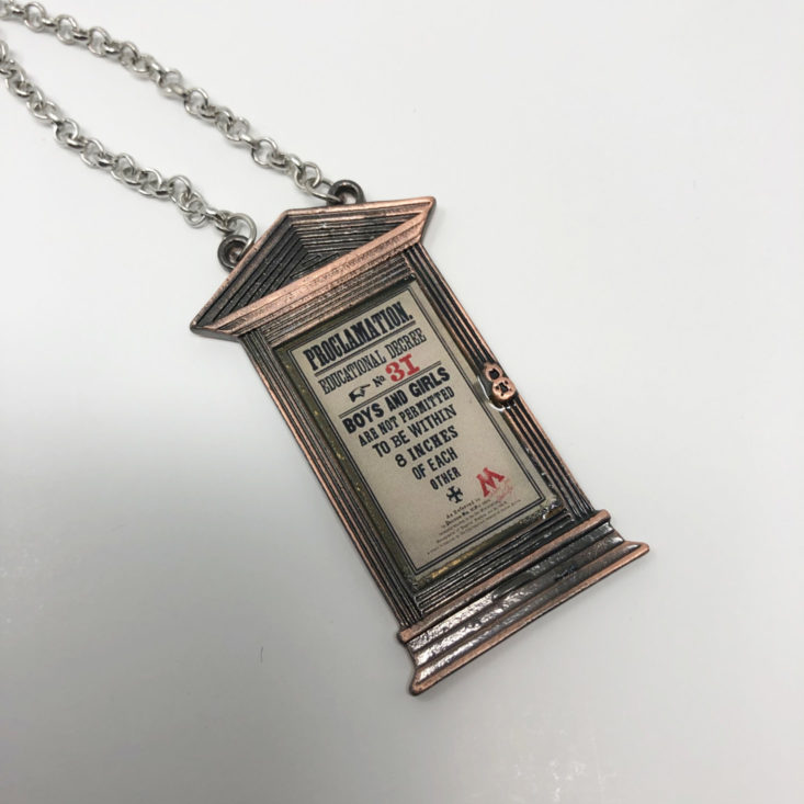 Fandom Of The Month Club January 2019 - Educational Decree Number Thirty-One Necklace 16