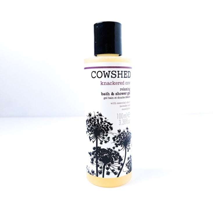 FeelUnique The Vegan Beauty Edit Review February 2019 - Cowshed Knackered Cow Relaxing Bath & Shower Gel Front