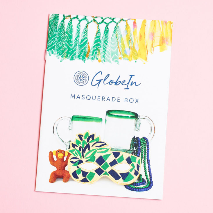 Globe In Masquerade February 2019 booklet cover