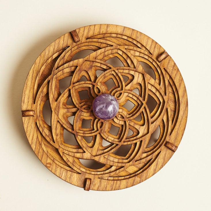 Goddess Provisions February 2019 sphere stand top view