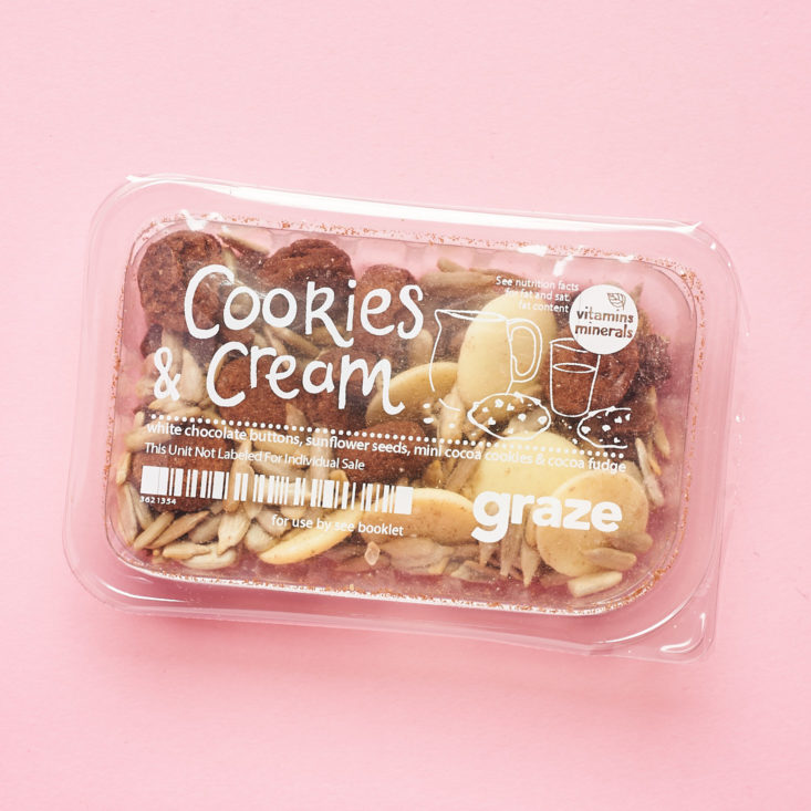 Graze February 2019 cookies and cream