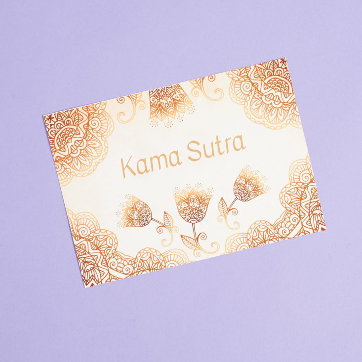 Heart and Honey Queen Bee Box Kama Sutra February 2019 card
