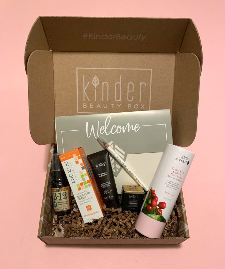 Kinder Beauty January 2019 - All Content In Box Front