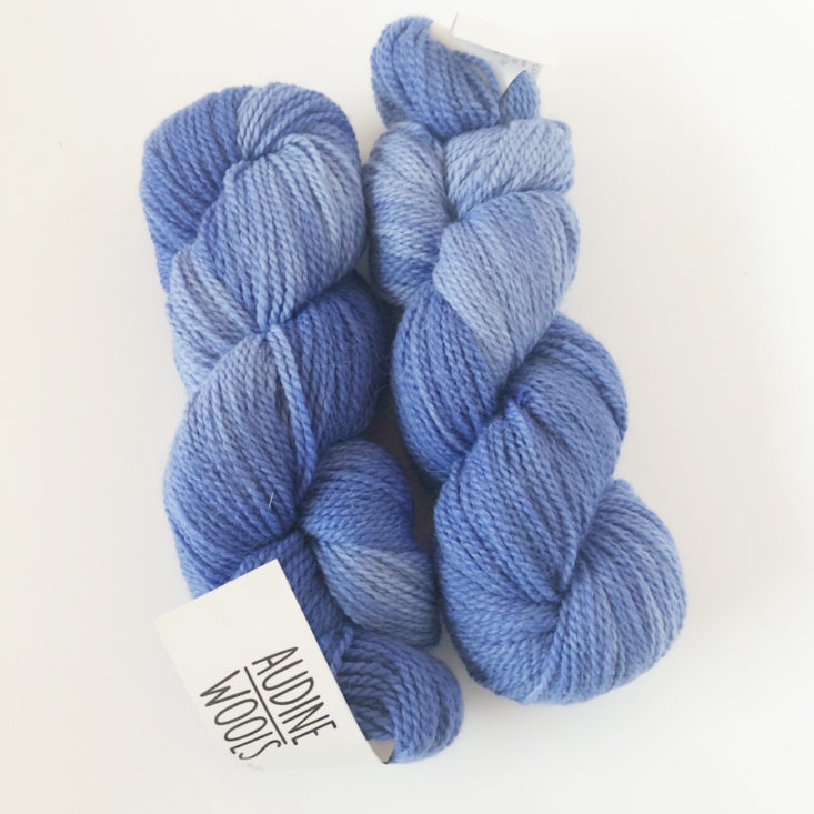 KnitCrate Membership Review February 2019 - Blue Skeins