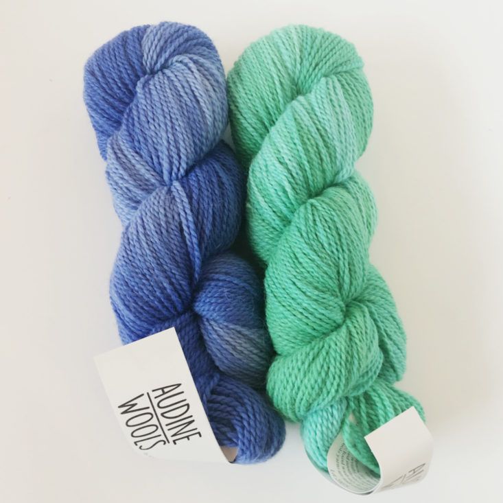KnitCrate Membership Review February 2019 - Both Skeins