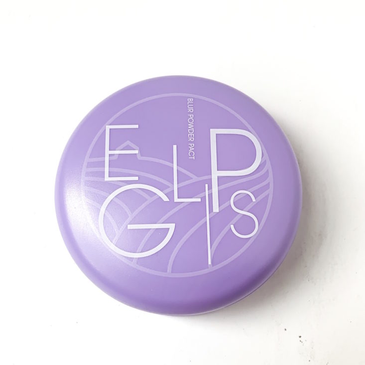 KoKoStyle February 2019 - Eglips Blur Powder Pact Lavender Edition Open Top 1