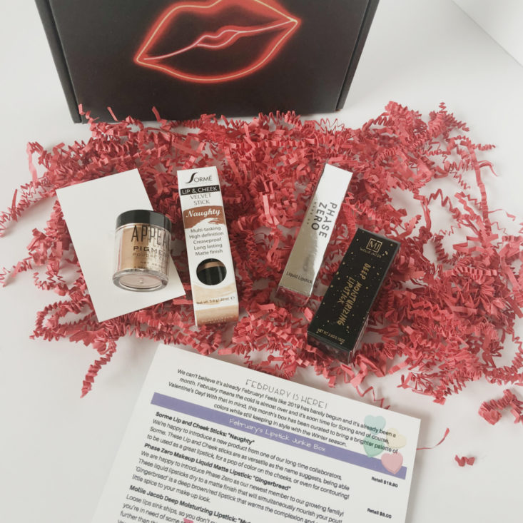 Lipstick Junkie Review February 2019 - All Items