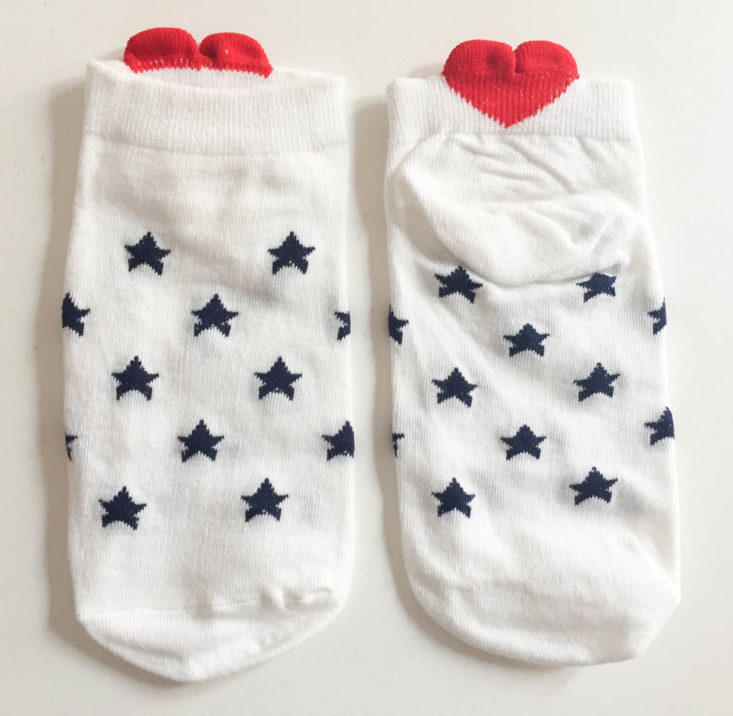 My Fashion Crate Subscription Review February 2019 - Cute Heart Socks Top