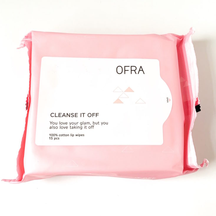 OFRA Mystery Box February 2019 - Cleanse It Off Wipes Top