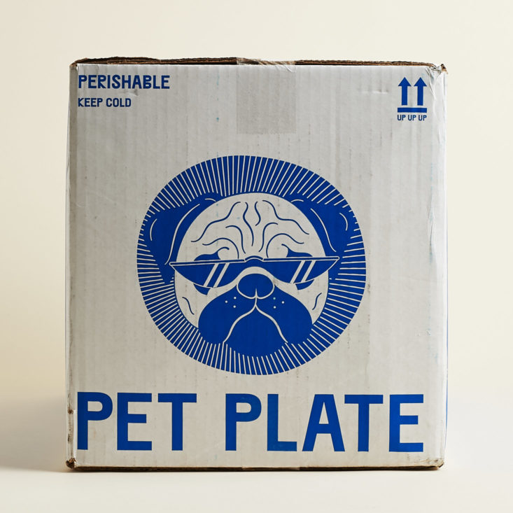 Pet Plate January 2019 pug box