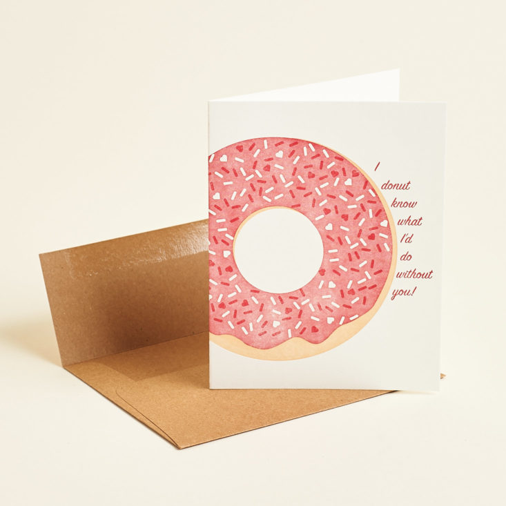 Postmarkd Studio February 2019 donut card